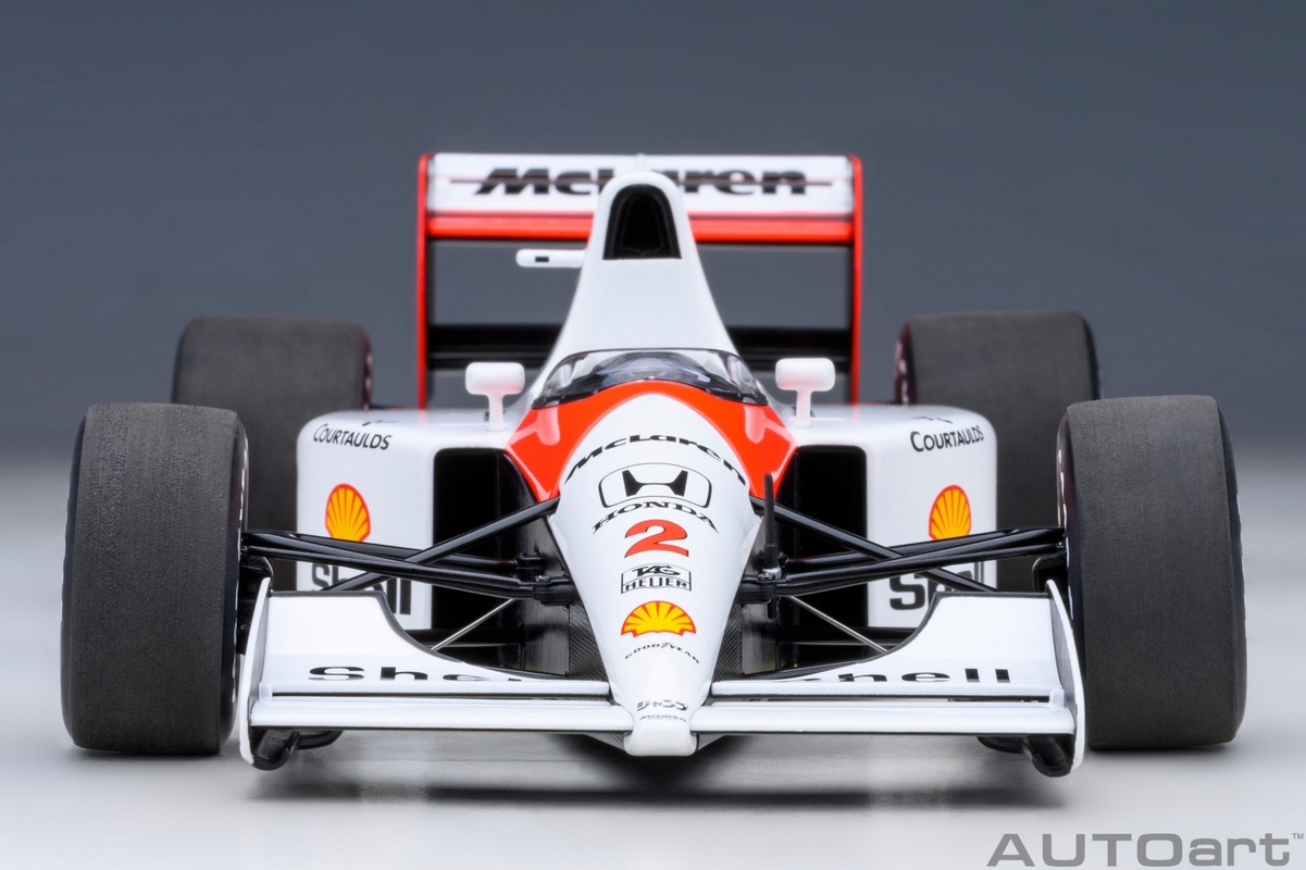 自動車 McLaren MP4/6 HONDA Fórmula 1 McLaren Honda MP4/6 1991 Ayrton Senna 1:18 Autoart - 19