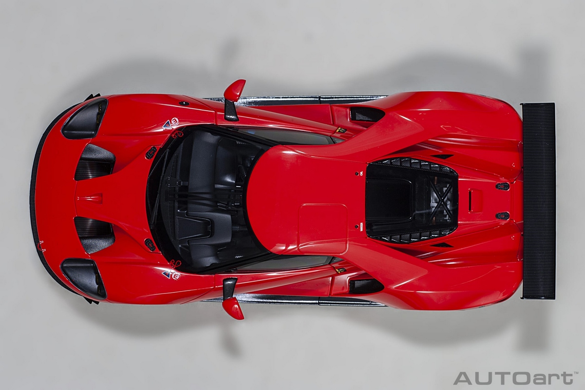 Ford GT GTE Plain Body Version 1:18 Autoart Vermelho - 20 anos