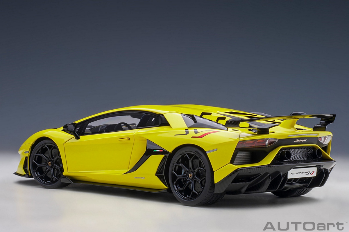Lamborghini Aventador SVJ 1:18 Autoart Amarelo - 19 anos! Loja on