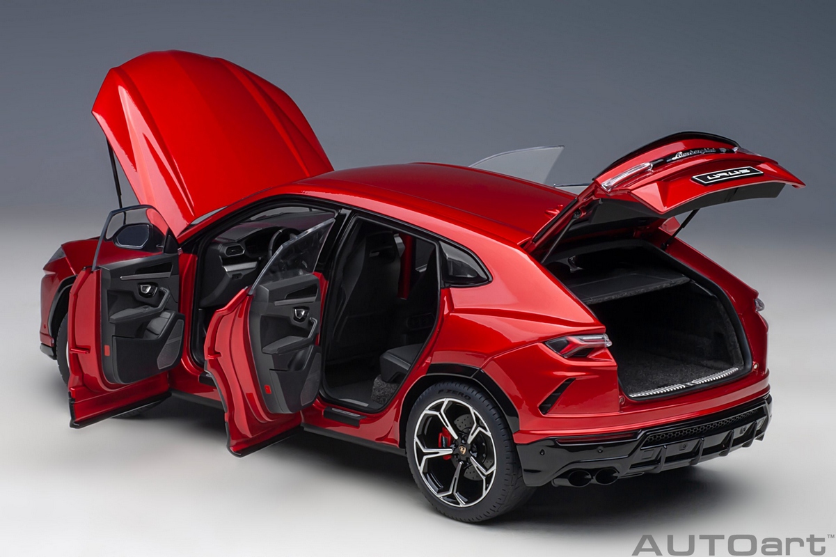 自動車 Lamborghini Urus 1:18 Special Edition PRÉ-VENDA *** Lamborghini Urus 1:18 Autoart Vermelho - 19 anos