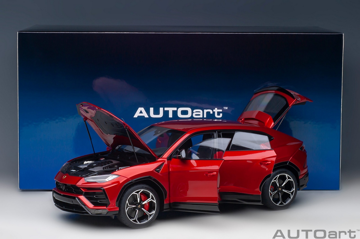 Lamborghini Urus 1:18 Autoart Vermelho - 20 anos! Loja on-line de