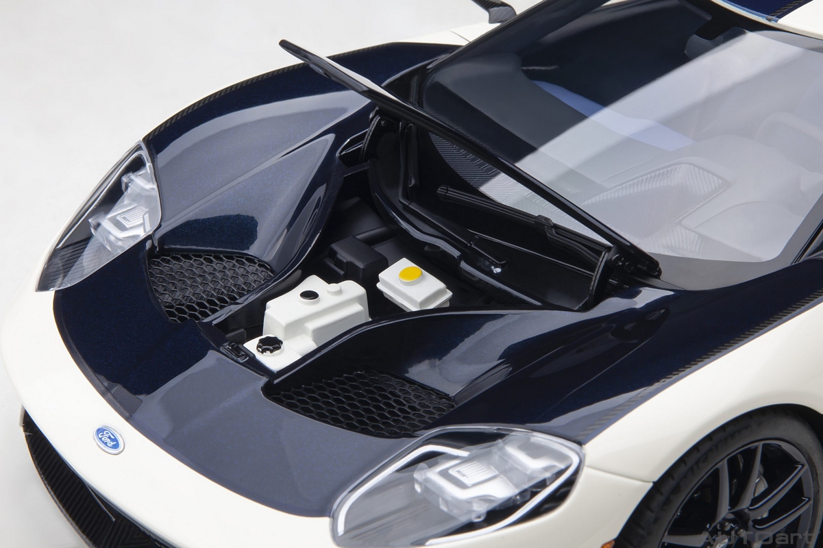 Ford GT 2022 64 Prototype Heritage Edition 1:18 Autoart Branco
