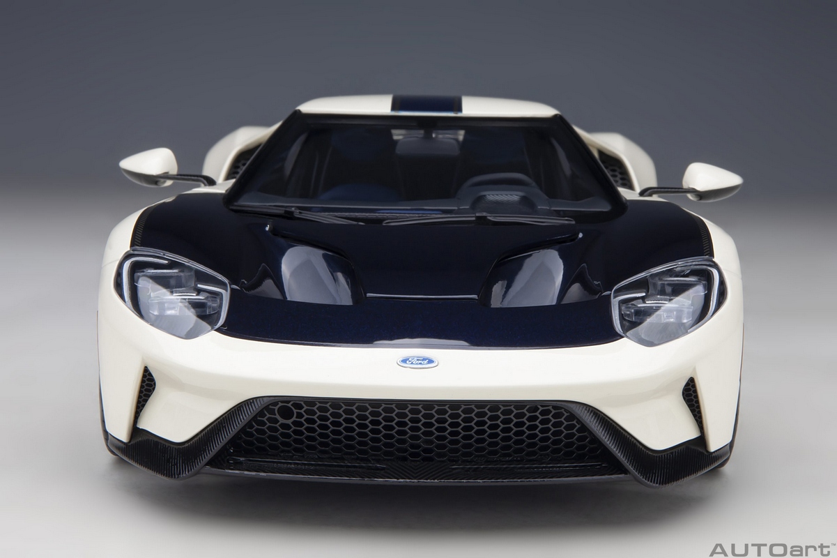 Ford GT 2022 64 Prototype Heritage Edition 1:18 Autoart Branco