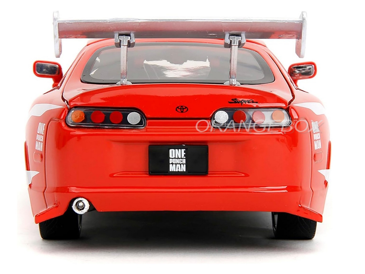 Toyota Supra 1995 One Punch Man + Figura Saitama Jada Toys 1:24