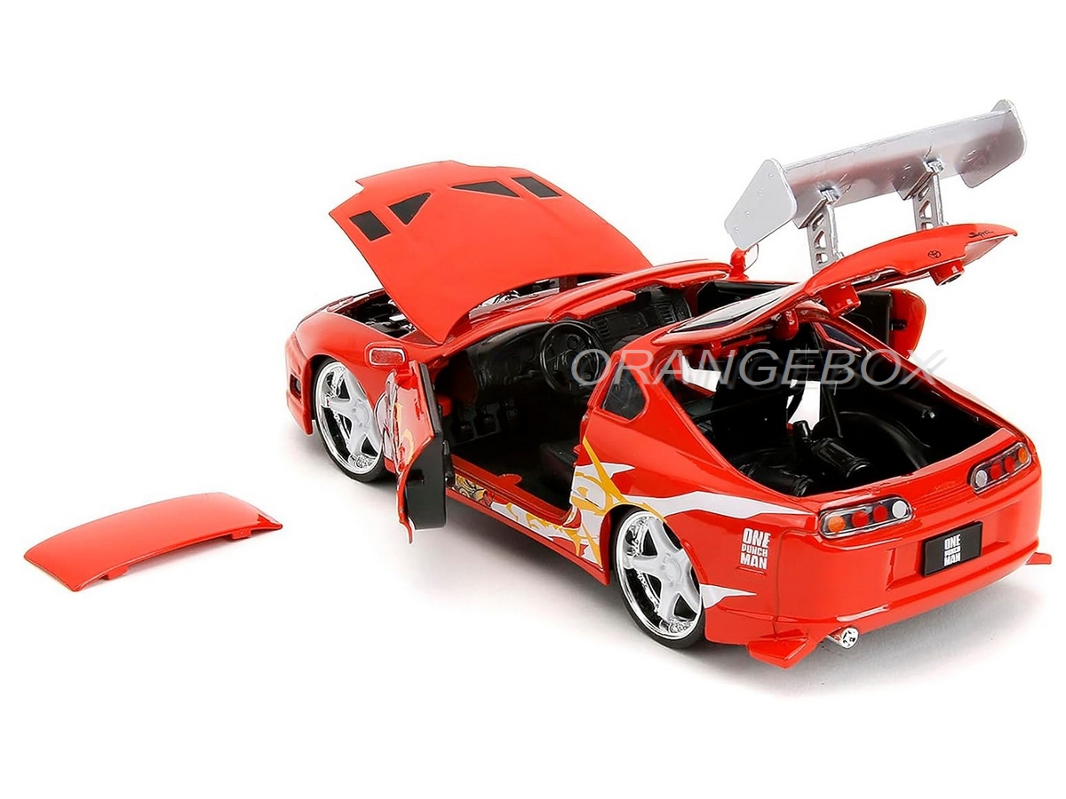 Toyota Supra 1995 One Punch Man + Figura Saitama Jada Toys 1:24