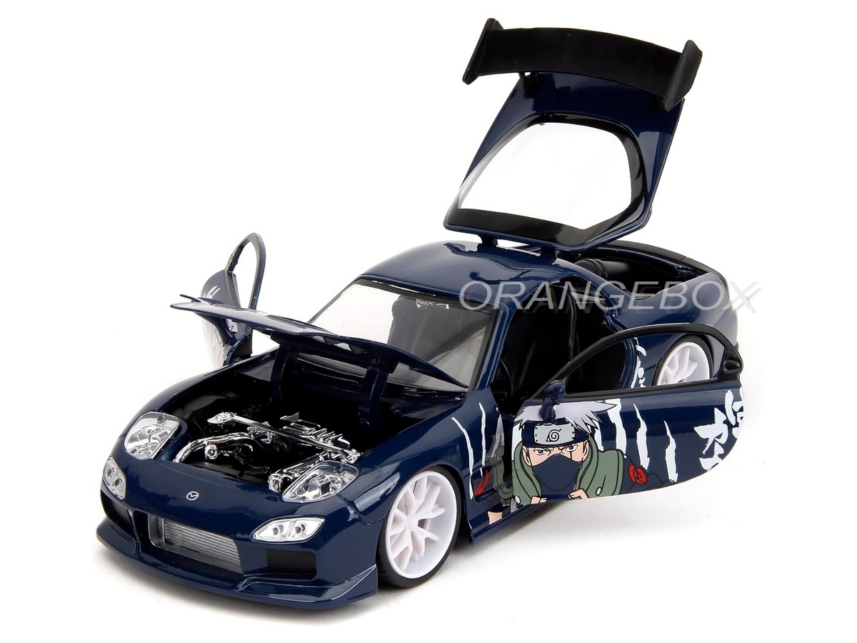 1993 マツダRX7  1/18スケール Mazda RX-7 1993 Kakashi Hatake Naruto Shippuden + Figura Jada Toys