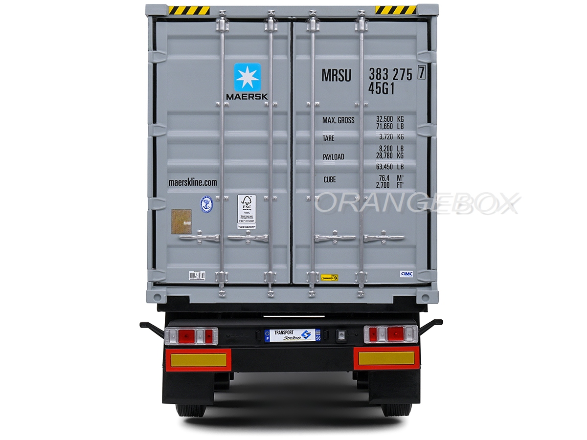 Container Trailer MAERSK 1:24 Solido - 20 anos! Loja on-line de