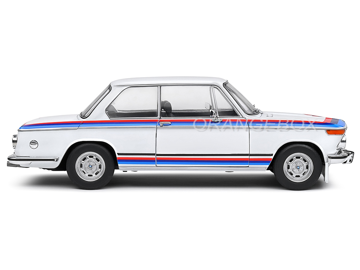 ミニカー ANSON       2002turbo BMW 2002 TII Turbo Evocation 1971 1:18 Solido Branco - 20 anos