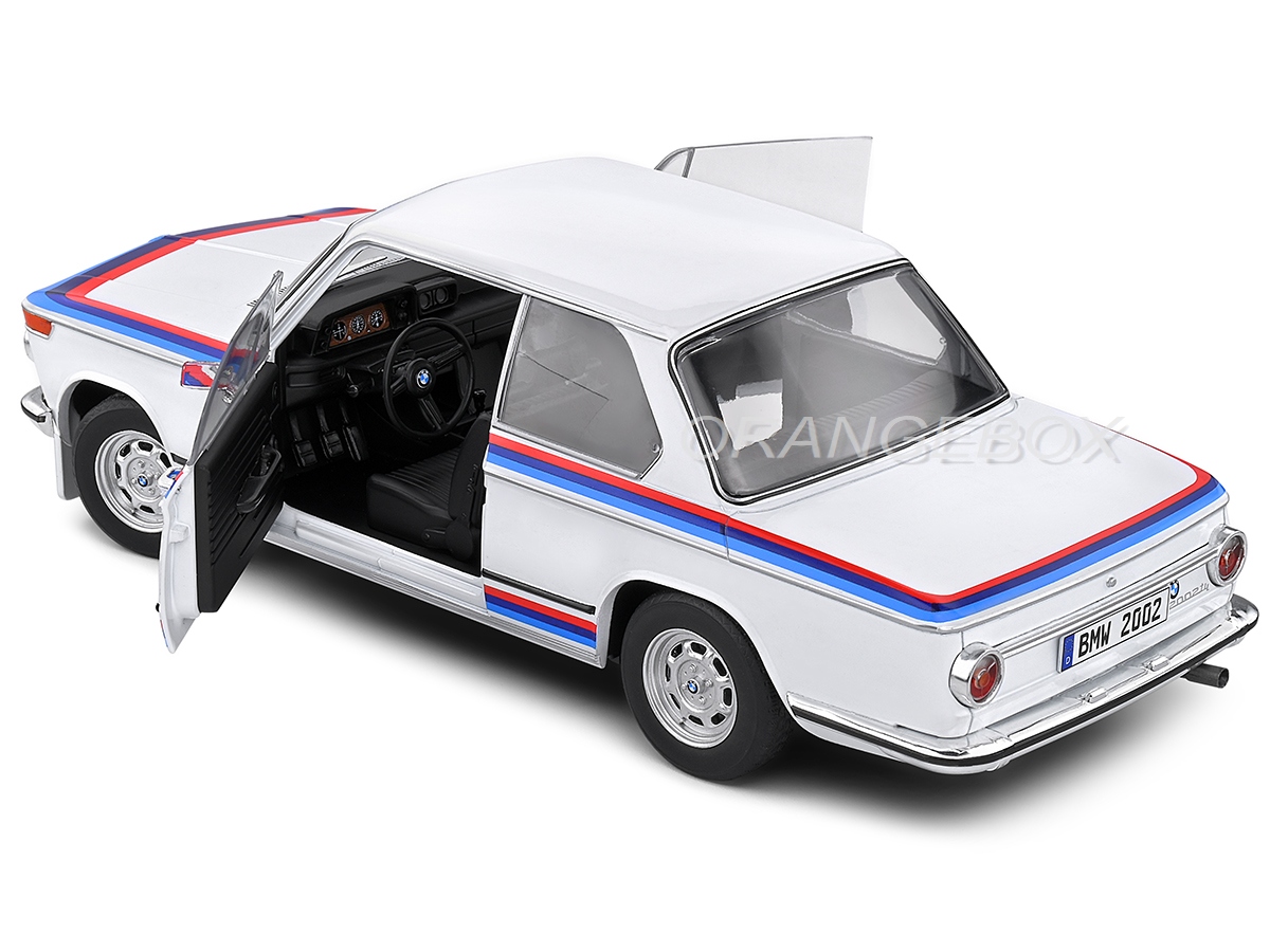 BMW 2002 TII Turbo Evocation 1971 1:18 Solido Branco - 20 anos