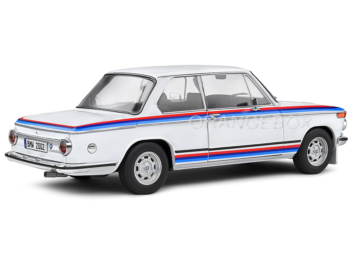 BMW 2002 TII Turbo Evocation 1971 1:18 Solido Branco - 19 anos
