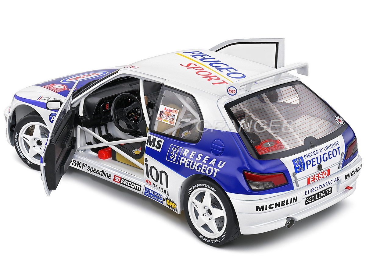 ミニカー 1/18 PEUGEOT 306 MAXI  solido Peugeot 306 Maxi Rallye Monte Carlo 1996 1:18 Solido - 19 anos