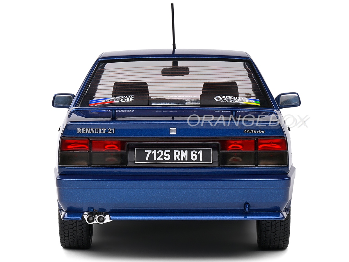 Renault 21 Turbo Ph.1 1988 1:18 Solido Azul - 20 anos! Loja on