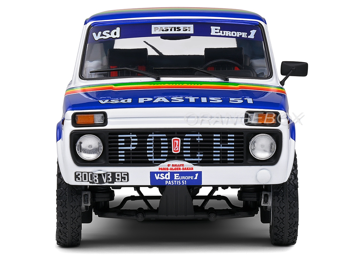 Modellino SOLIDO 1807305 LADA Niva Paris-Dakar 1984 – Jabouille Sardou, Scala 1/18, Collezione