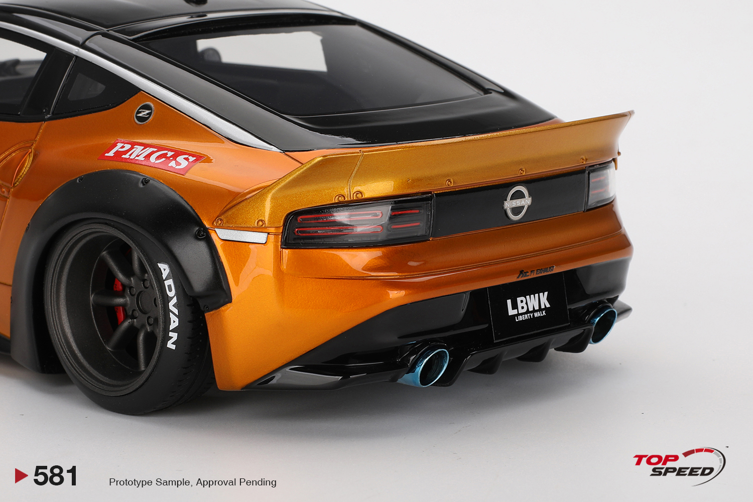 Nissan Z LB Nation Works 1:18 TopSpeed Gold - 19 anos! Loja on