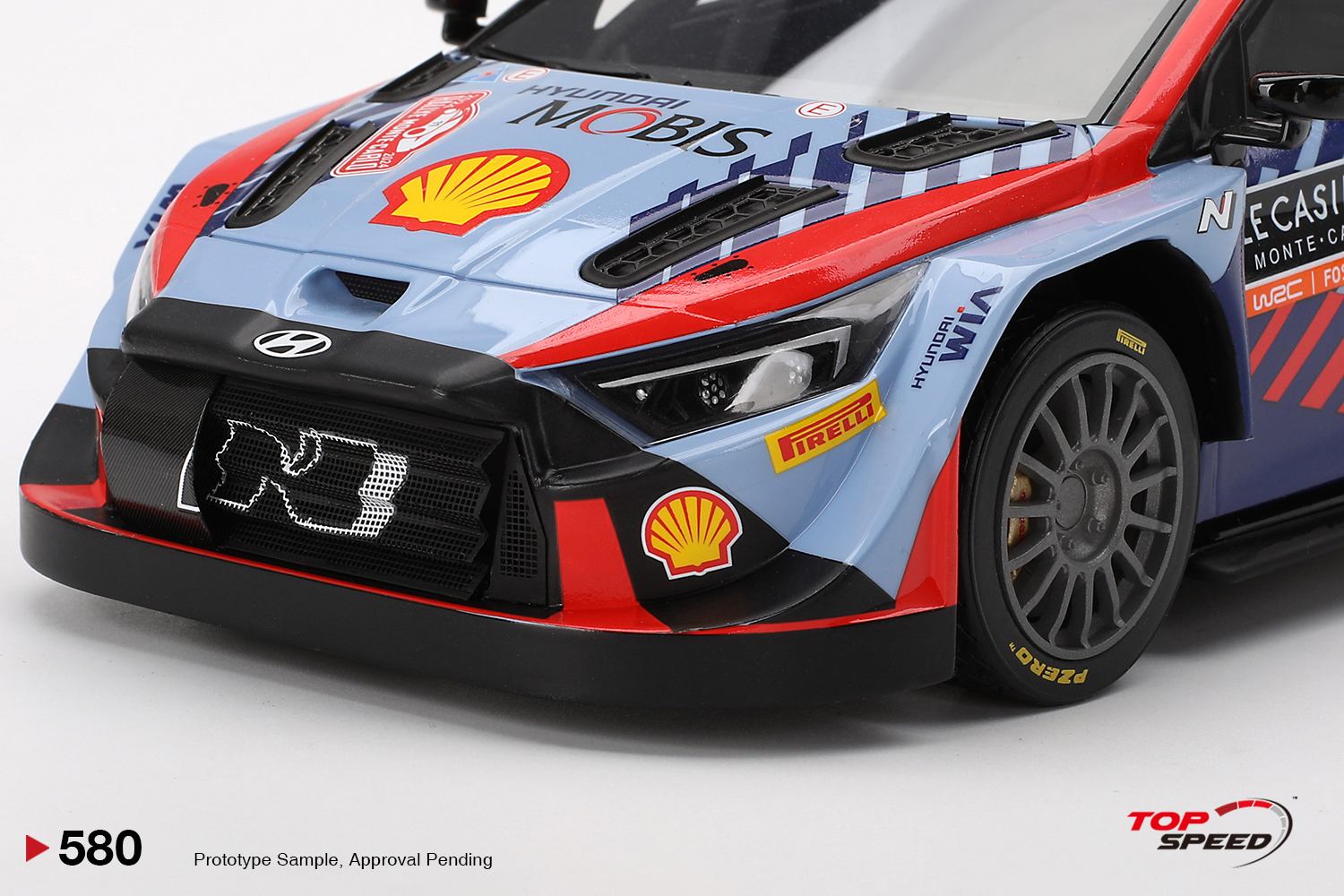 Hyundai i20 N Rally1 Hybrid 2024 Rally Monte Carlo Winner 1:18
