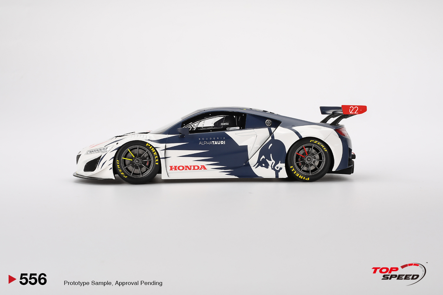 Honda NSX GT3 EVO 2023 Red Bull Formula Nurburgring 1:18 TopSpeed