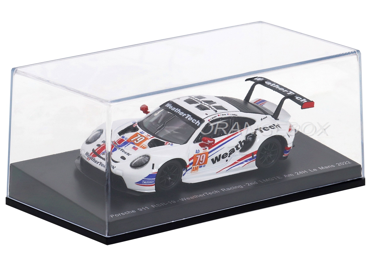 Porsche 911 RSR-19 2nd LMGTE Am 24 Horas Le Mans 2022 1:64 Spark