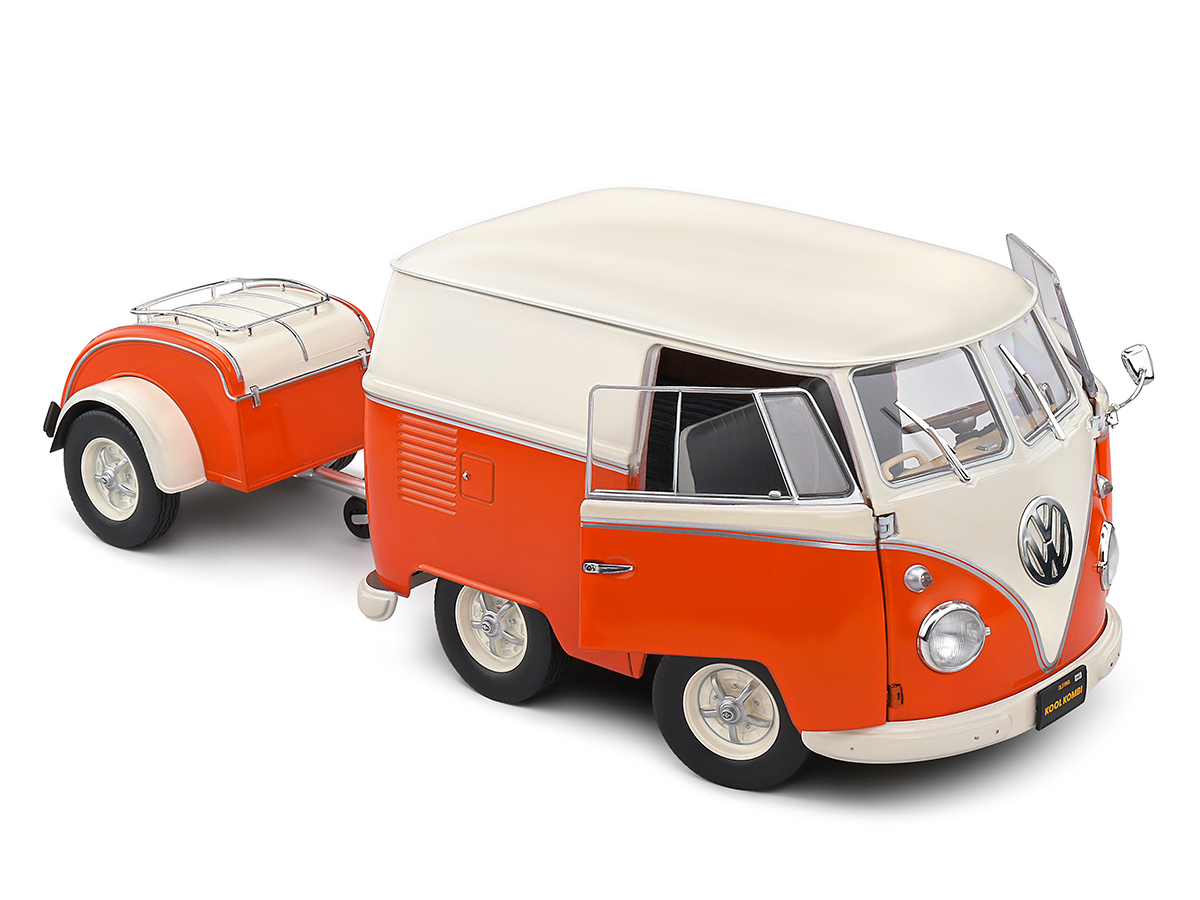 Volkswagen Kombi T1 Kool 1950 1:18 Solido Laranja - 20 anos! Loja
