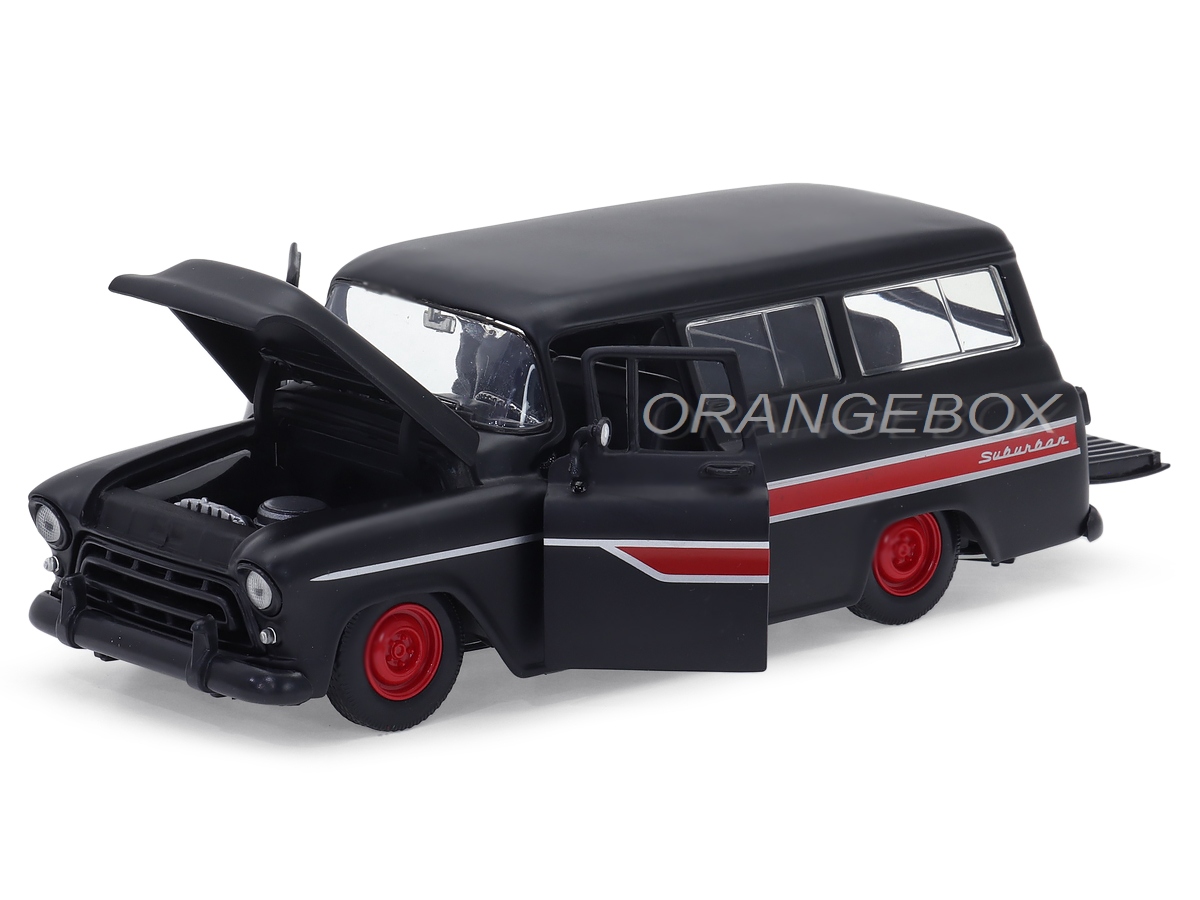 Chevrolet Suburban 1957 1:24 Jada Toys Preto - 20 anos! Loja on