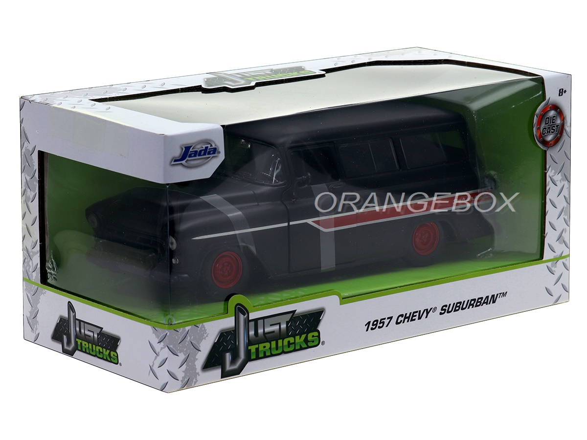 ミニカー 2000 CHEVY SUBERBAN 1/18 JOY RIDE Chevrolet Suburban 1957 1:24 Jada Toys Preto - 20 anos! Loja on