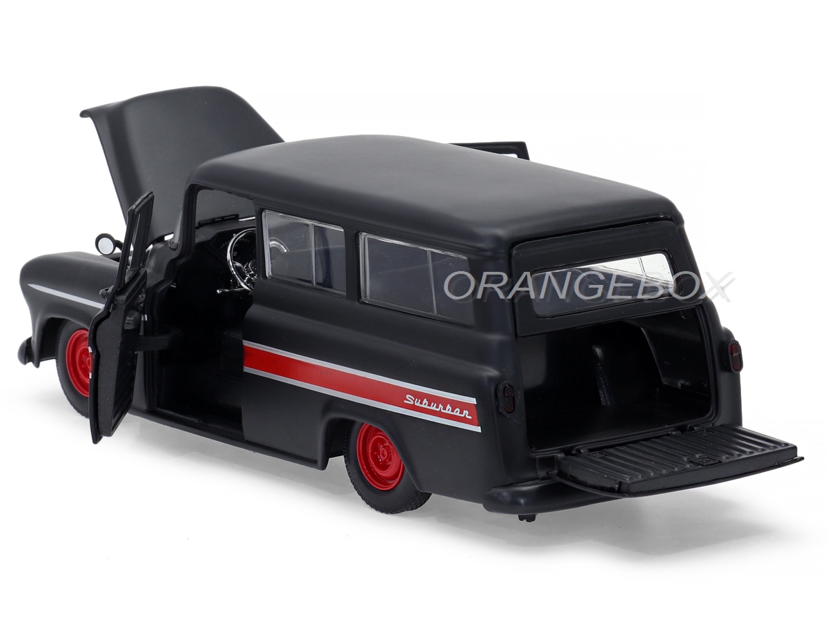 Chevrolet Suburban 1957 1:24 Jada Toys Preto - 20 anos! Loja on