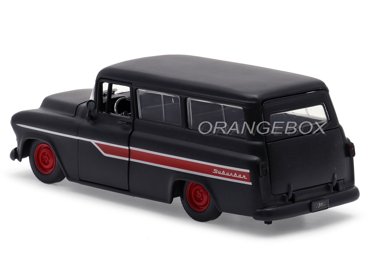 Chevrolet Suburban 1957 1:24 Jada Toys Preto - 20 anos! Loja on