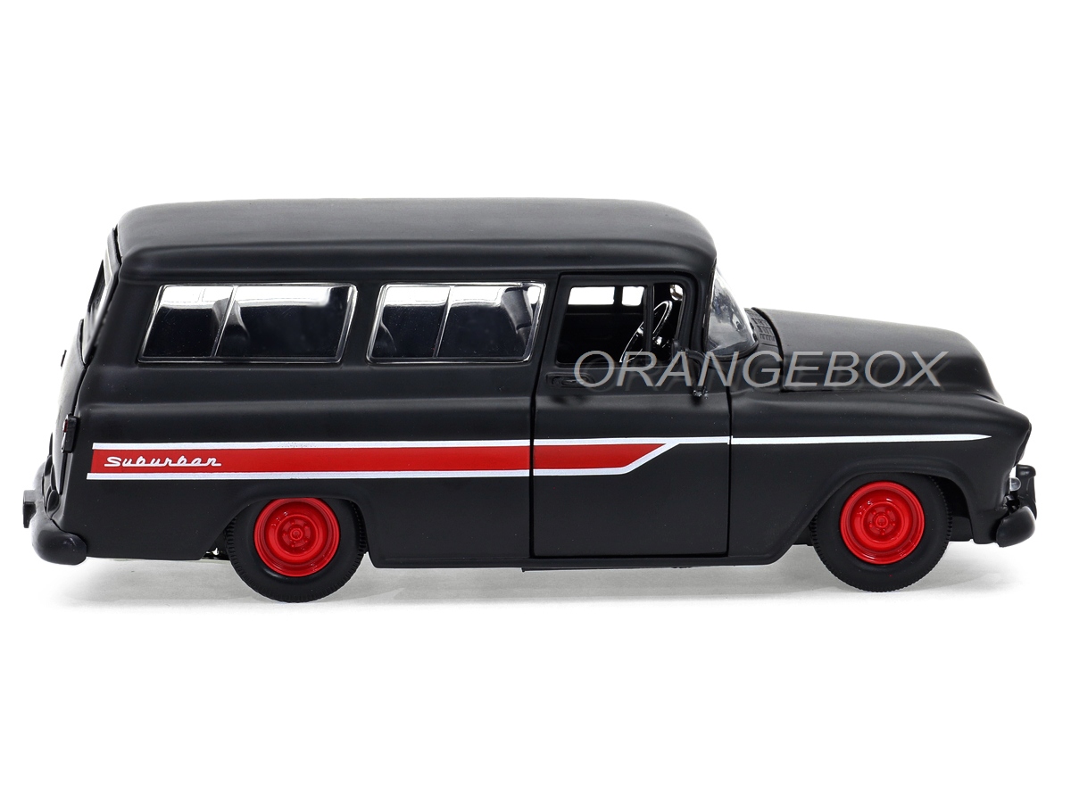 Chevrolet Suburban 1957 1:24 Jada Toys Preto - 20 anos! Loja on