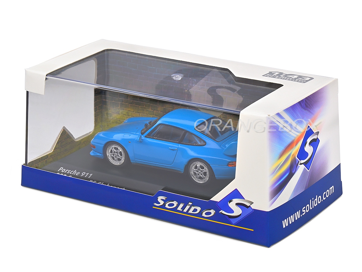 Porsche 911 993 RS Clubsport 1993 1:43 Solido Azul - 20 anos! Loja