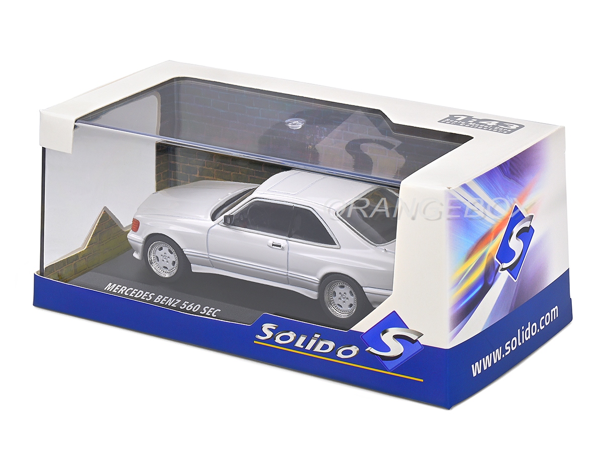 Mercedes Benz 560 SEC AMG Widebody 1990 1:43 Solido Branco