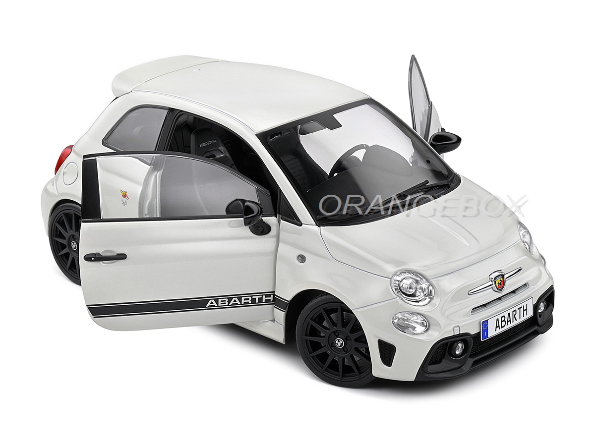 Fiat F595 Abarth Ghiaccio 2022 1:18 Solido Branco - 20 anos! Loja
