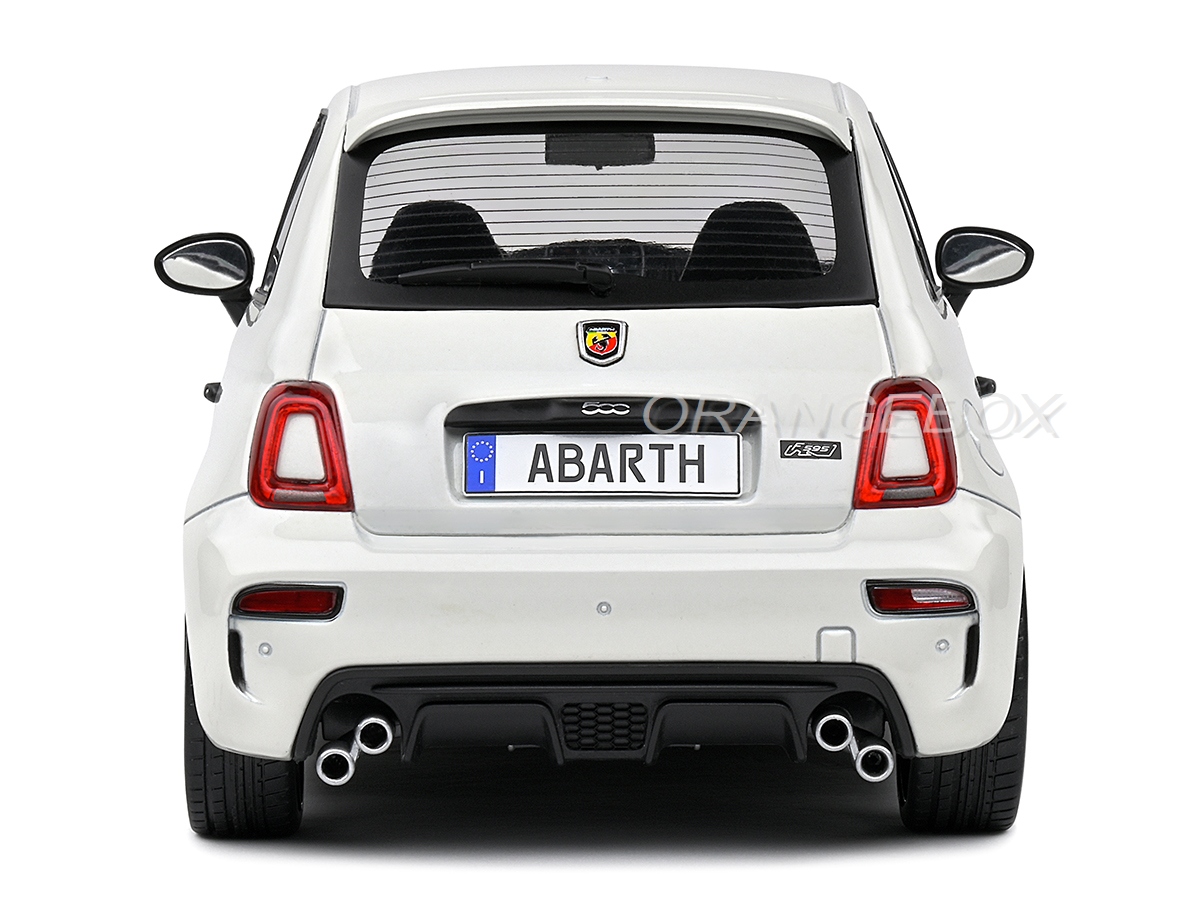 Fiat F595 Abarth Ghiaccio 2022 1:18 Solido Branco - 19 anos! Loja