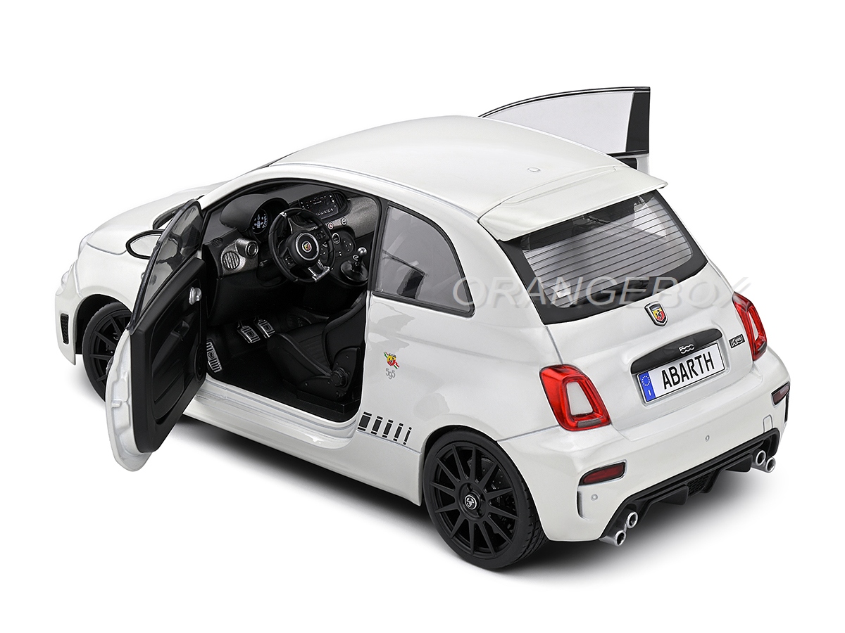 Fiat F595 Abarth Ghiaccio 2022 1:18 Solido Branco - 20 anos! Loja