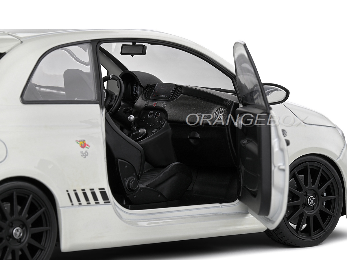 Fiat F595 Abarth Ghiaccio 2022 1:18 Solido Branco - 20 anos! Loja
