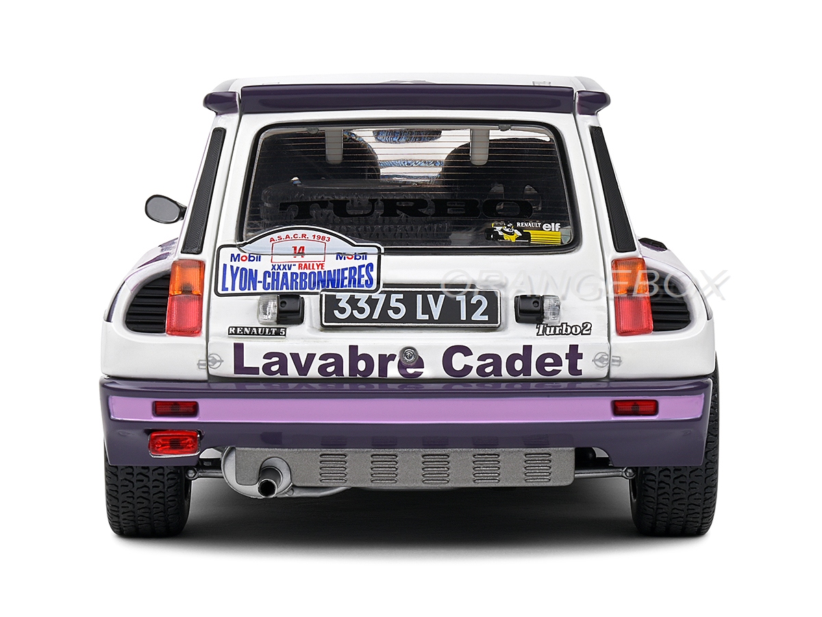 Renault 5 Turbo Rallye Lyon Charbonnière 1983 1:18 Solido - 20