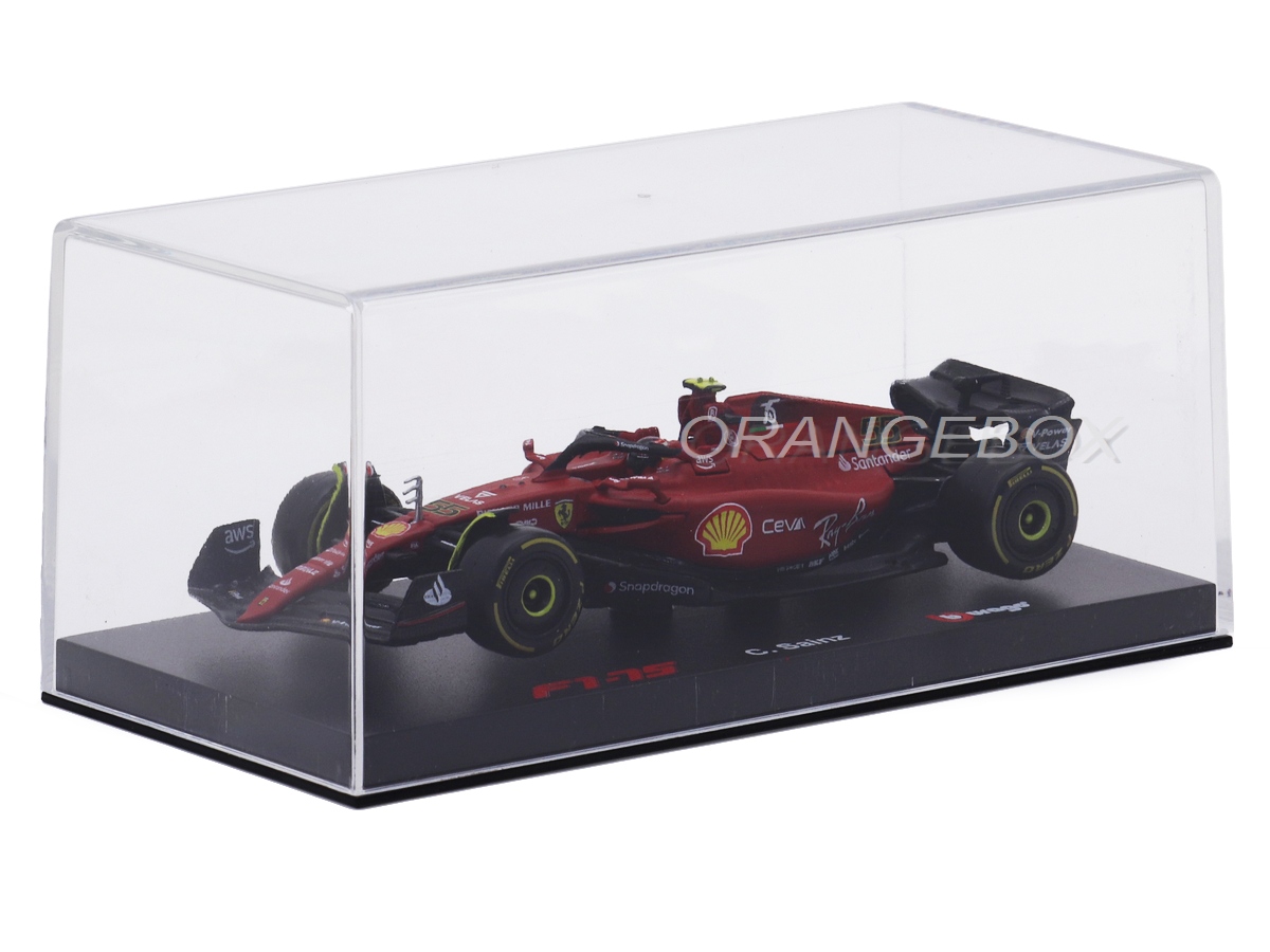 F1 Ferrari F1-75 Scuderia 2022 Carlos Sainz 1:43 Bburago + Display
