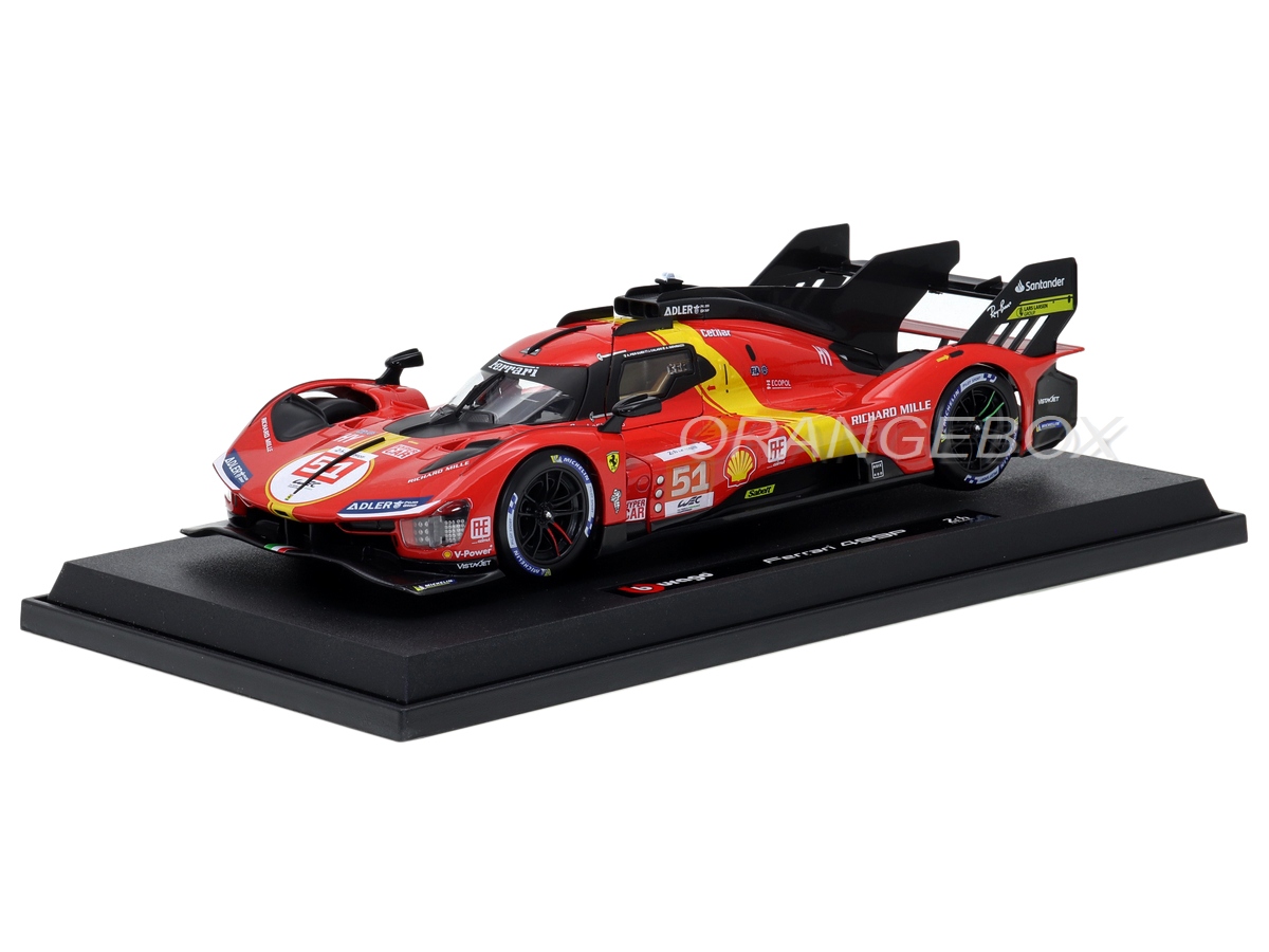 Ferrari 499P Winner 24 Horas Le Mans 2023 1:18 Bburago - 20 anos