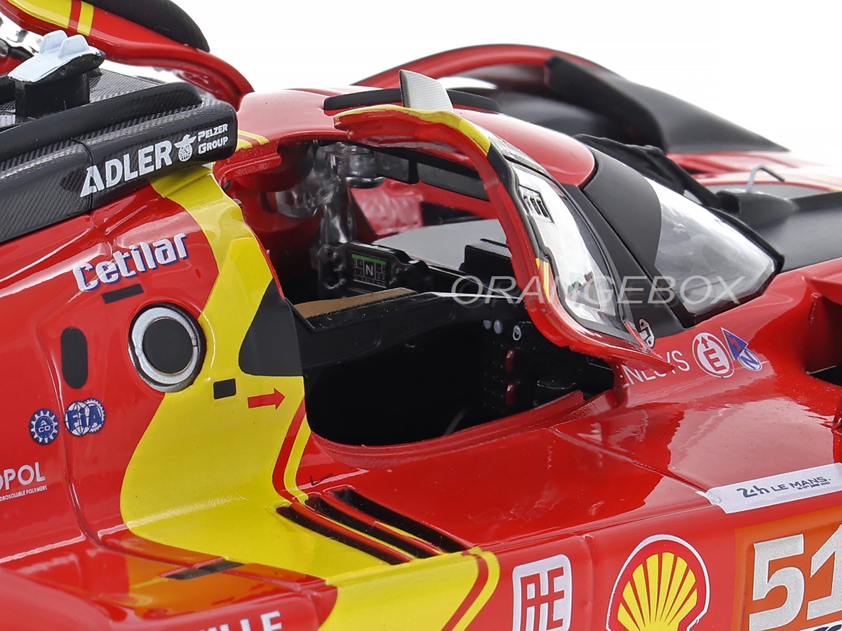 Ferrari 499P Winner 24 Horas Le Mans 2023 1:18 Bburago - 20 anos
