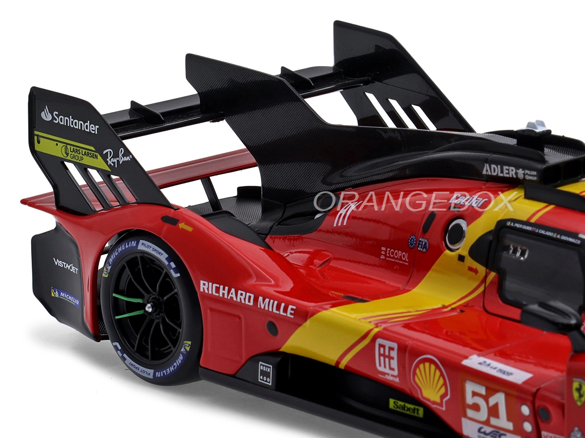 Ferrari 499P Winner 24 Horas Le Mans 2023 1:18 Bburago - 20 anos