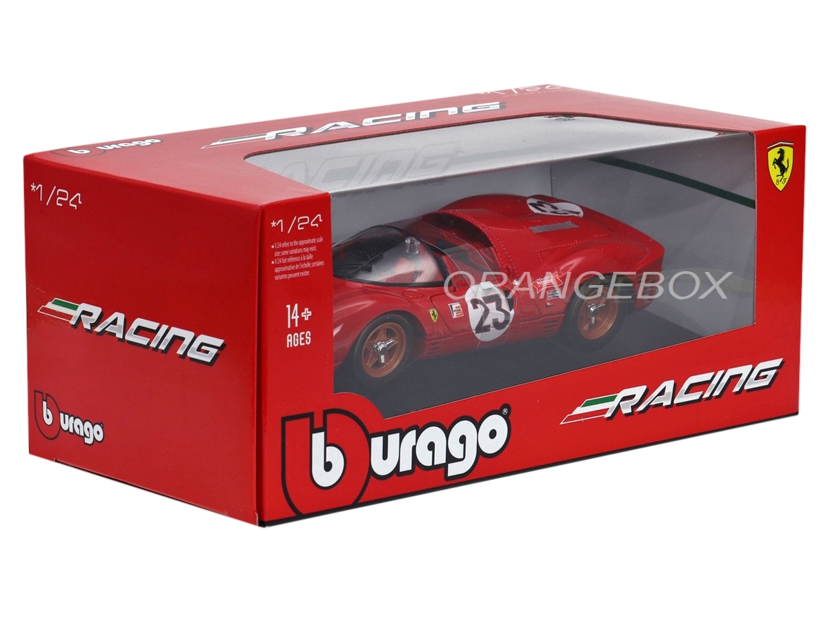 Ferrari 330 P4 Lorenzo Bandini Campeão 24 Horas Daytona 1967 1:24