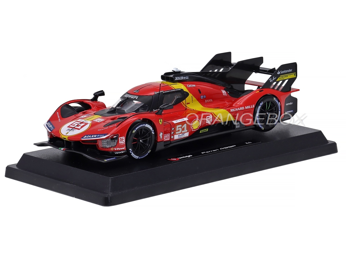 Ferrari 499P Winner 24 Horas Le Mans 2023 1:24 Bburago - 20 anos