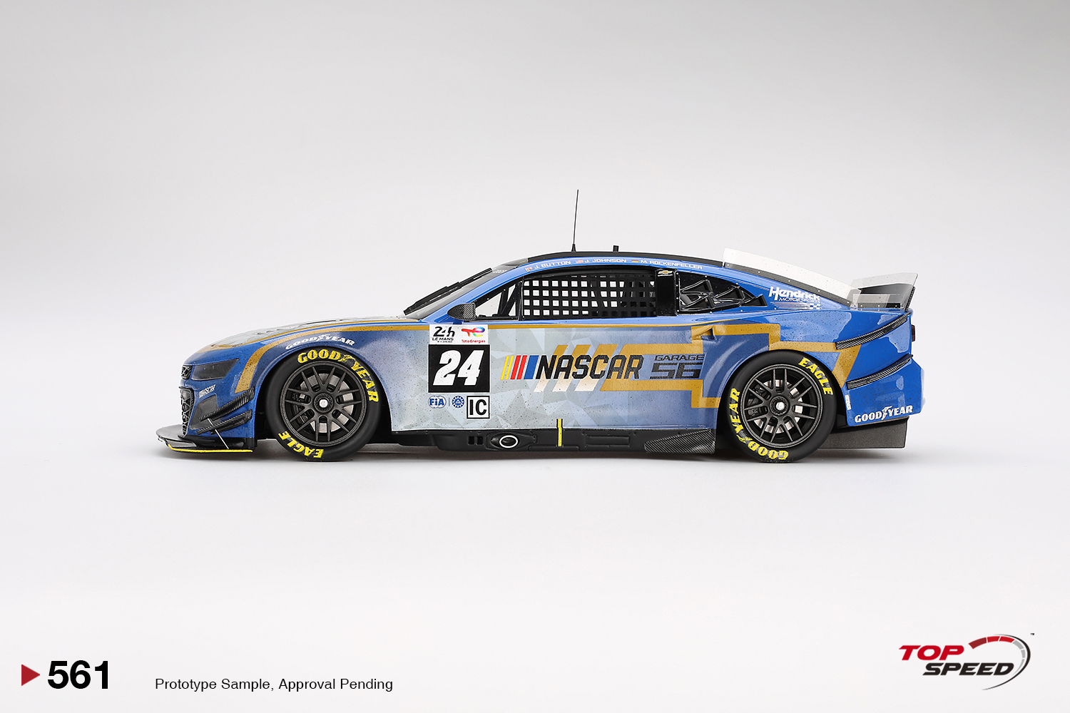 NASCARページ Chevrolet Camaro ZL1 2023 NASCAR 24 Horas Le Mans (Post-Race) 1:18