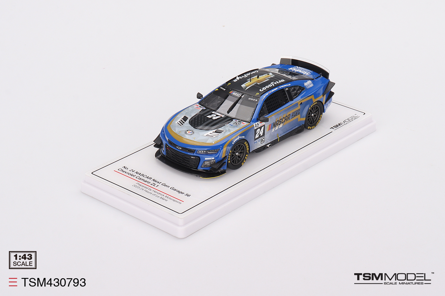 Chevrolet Camaro ZL1 2023 NASCAR 24 Horas Le Mans 1:43 TSM Model