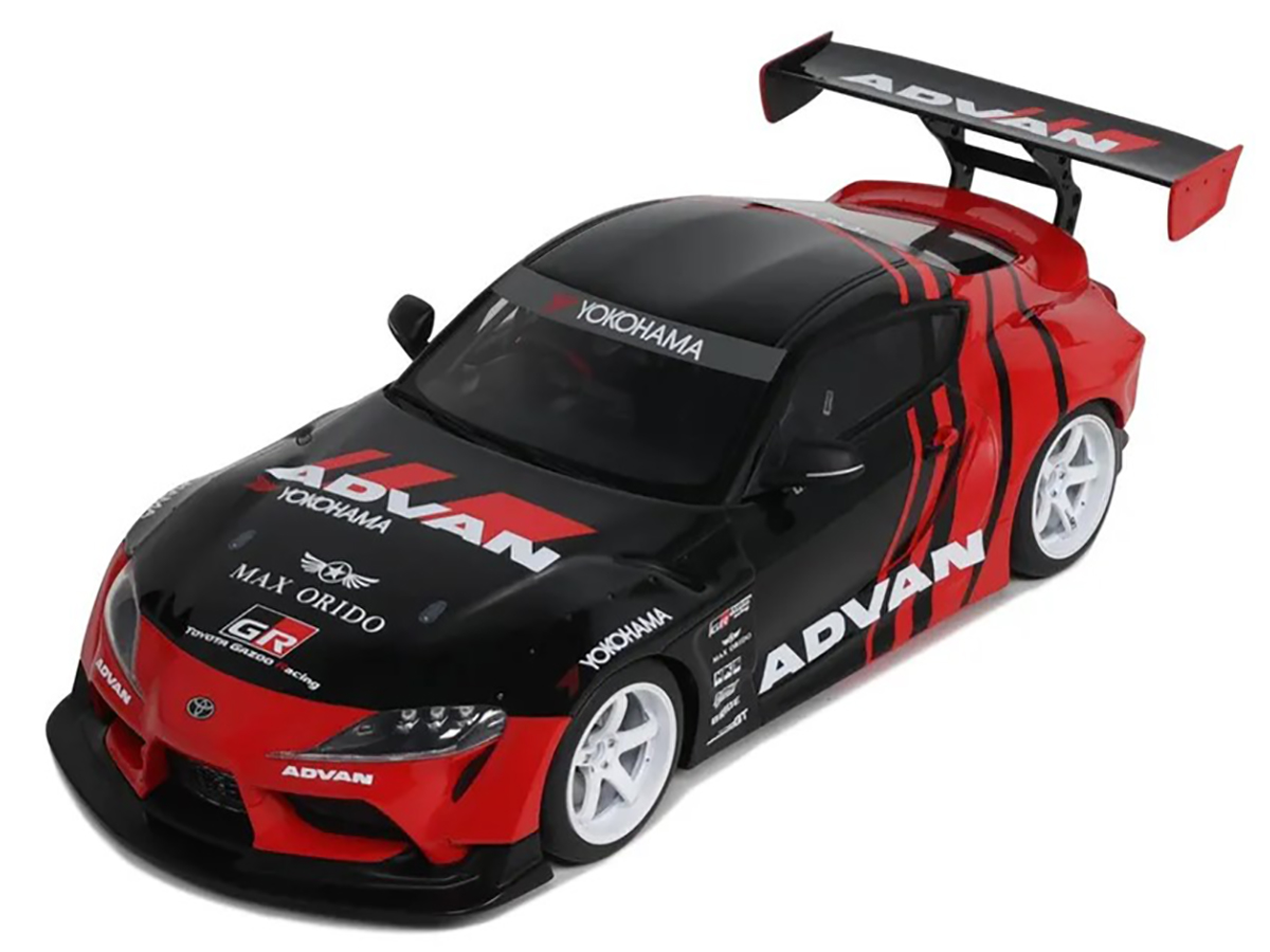 ミニカー MINI GT ADVAN SUPRA 1/64 Diecast Model Car Compatible with Mini GT 1:64 Toyota Supra (A80