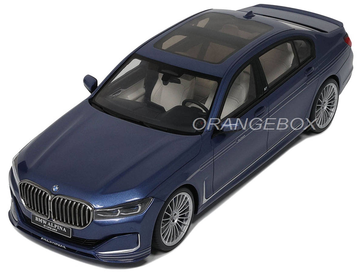 BMW 7-Series Alpina B7 2022 1:18 GT Spirit Azul - 20 anos! Loja on