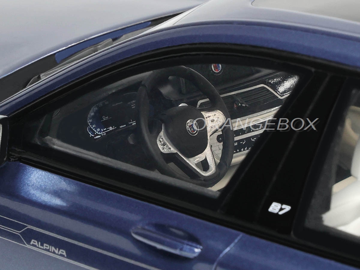 BMW 7-Series Alpina B7 2022 1:18 GT Spirit Azul - 20 anos! Loja on