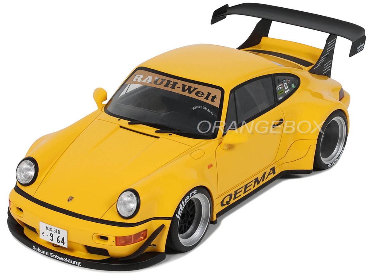 RWB ポルシェ BSC 1/64 | Amazon 1/64 イエロー 964 ポルシェ911 PGM 911 フィギュア 70周年 黄色 GT 964 ミニカー