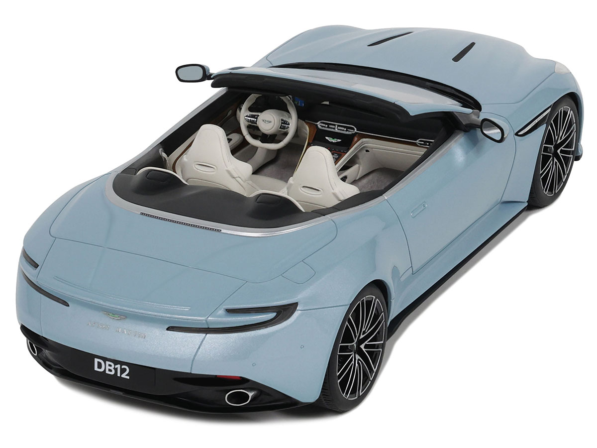 Aston Martin DB12 Volante Carribbean 2023 1:18 GT Spirit Azul - 19