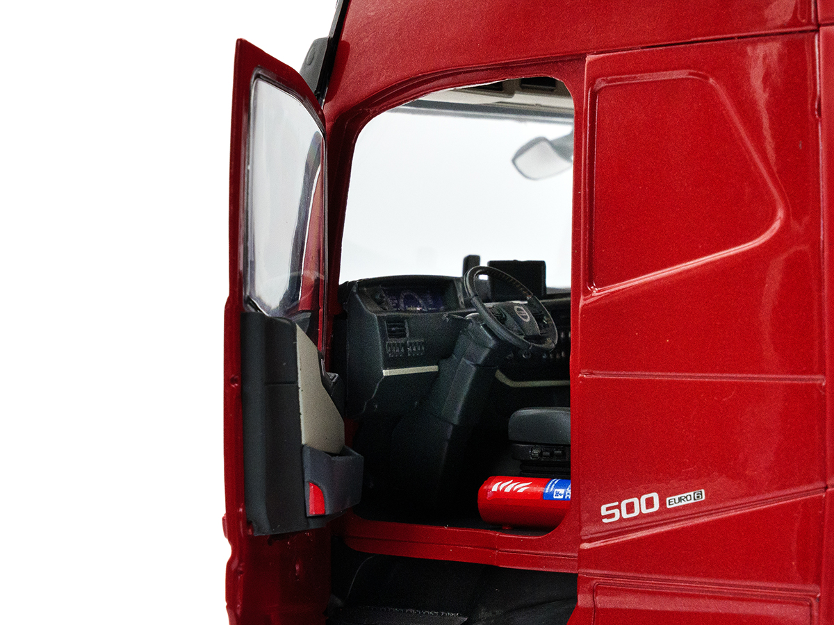 Volvo FH Globetrotter XL Edição 25 Anos 1:24 Solido Vermelho - 20