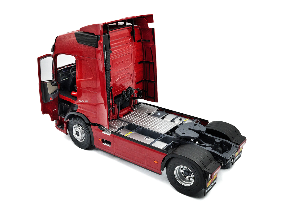 Volvo FH Globetrotter XL Edição 25 Anos 1:24 Solido Vermelho - 20