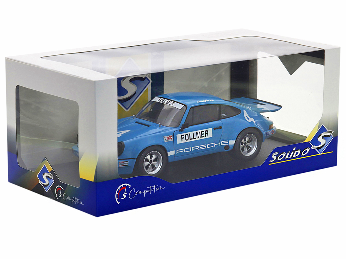 Porsche 911 IROC Riverside 1974 Follmer 1:18 Solido - 20 anos